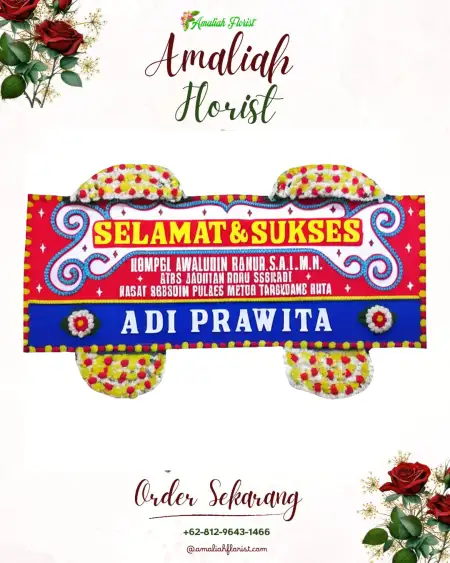 Papan Bunga Ucapan Selamat Dibal